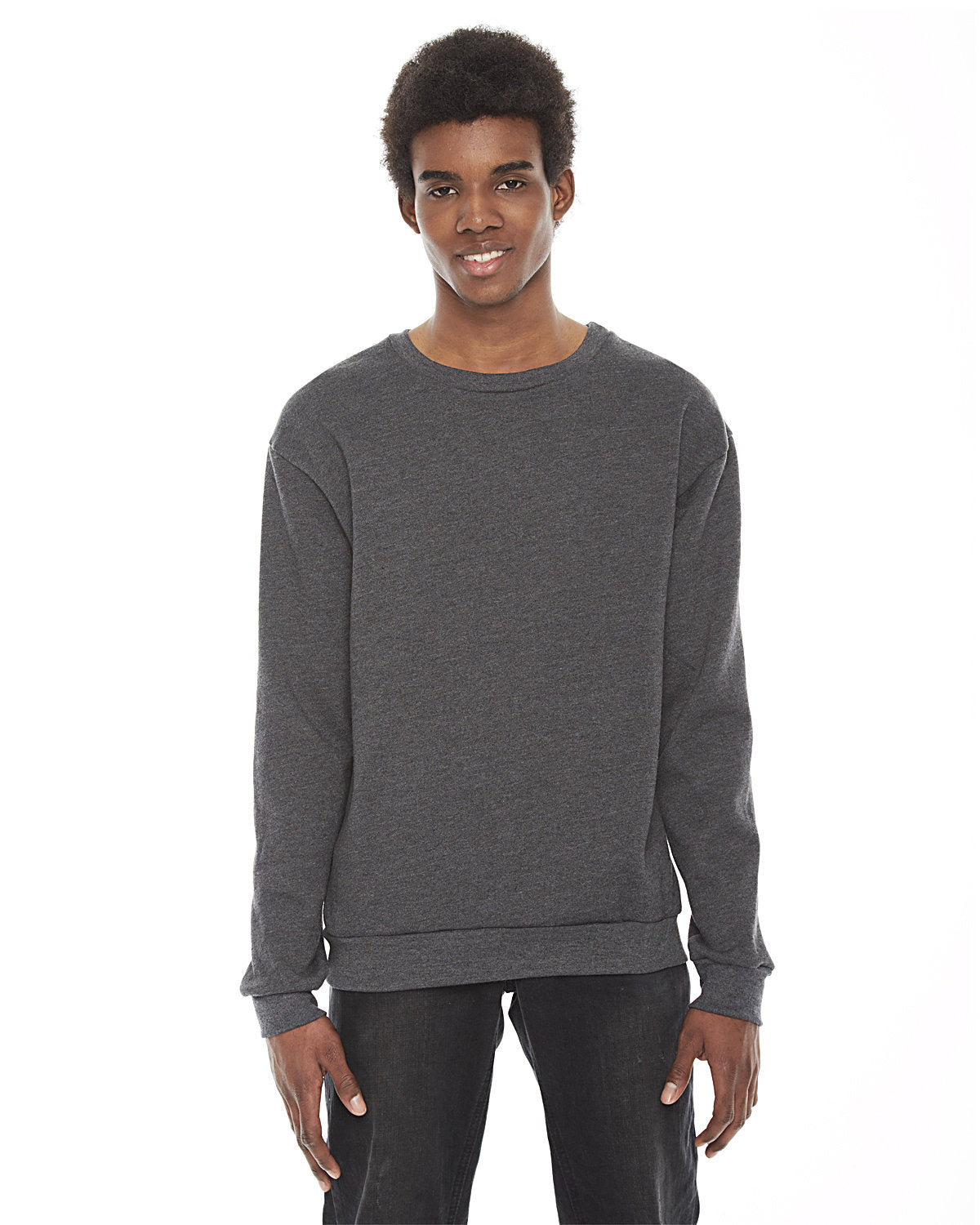 American Apparel Unisex Flex Fleece Drop Shoulder Pullover Crewneck American Apparel
