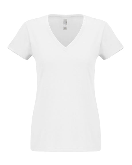 Next Level Apparel Ladies' Sueded V-Neck T-Shirt Next Level Apparel