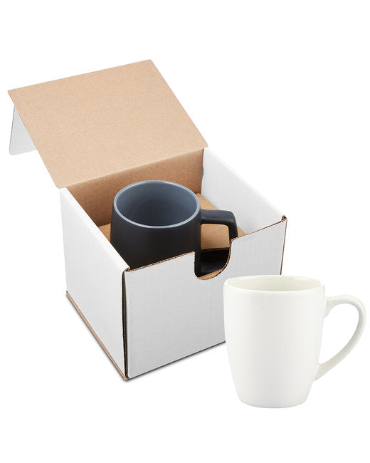 Prime Line 12oz Contemporary Challenger Café Ceramic Mug in Mailer Prime Line