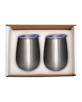 Prime Line Duo Vacuum Stemless Wine Tumbler Gift Set Prime Line