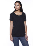 StarTee Ladies' CVC Twist Sleeve Top StarTee