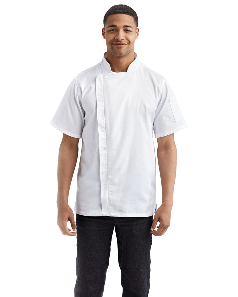 Artisan Collection by Reprime Unisex Zip-Close Short Sleeve Chef&