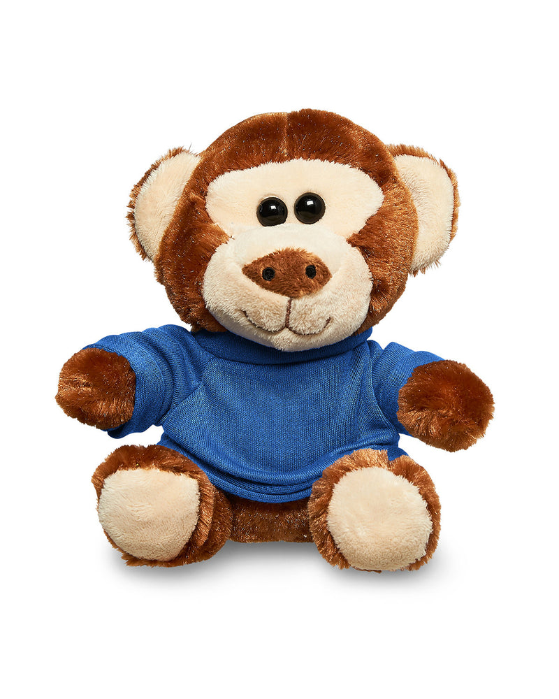 Prime Line 7" Plush Monkey With T-Shirt
