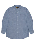 Berne Men's Foreman Flex180 Chambray Button-Down Woven Shirt Berne