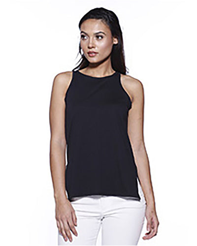 StarTee Ladies' CVC Side Slit Tank