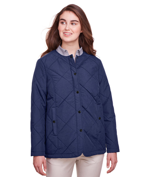 UltraClub Ladies' Dawson Quilted Hacking Jacket UltraClub