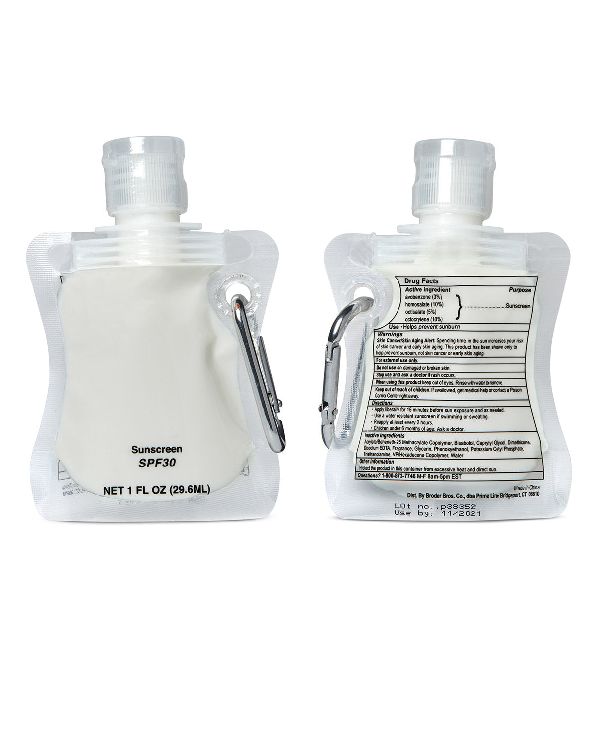 Prime Line Collapsible Sunscreen 1oz Prime Line