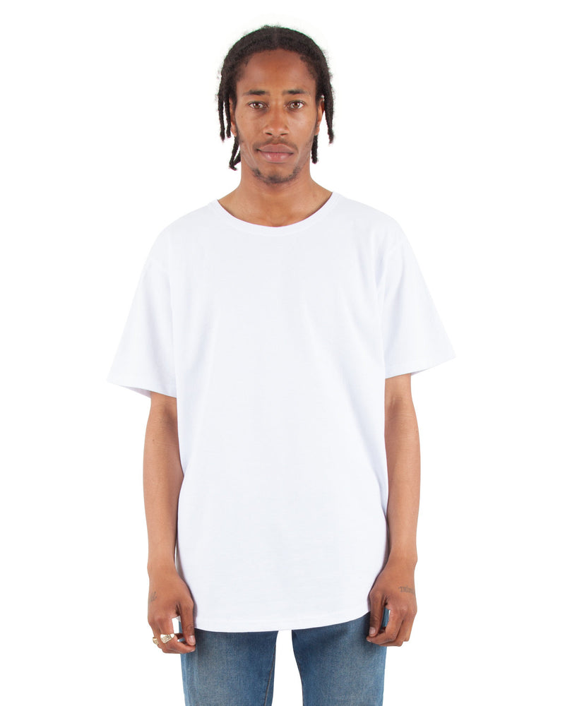 Shaka Wear Adult 6 oz., Curved Hem Long T-Shirt