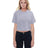 StarTee Ladies' Boyfriend Crop T-Shirt StarTee