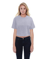 StarTee Ladies' Boyfriend Crop T-Shirt StarTee