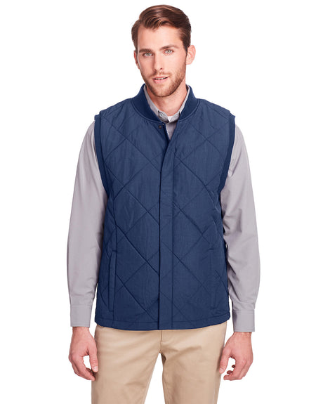 UltraClub Men's Dawson Quilted Hacking Vest UltraClub
