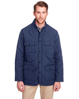 UltraClub Men's Dawson Quilted Hacking Jacket UltraClub