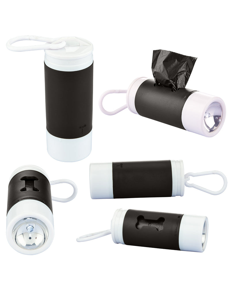 Prime Line Pet Waste Disposal Bag Dispenser With Flashlight