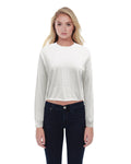 StarTee Ladies' Boyfriend Long Sleeve Crop T-Shirt StarTee