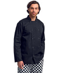 Artisan Collection by Reprime Unisex Studded Front Long-Sleeve Chef's Jacket Reprime