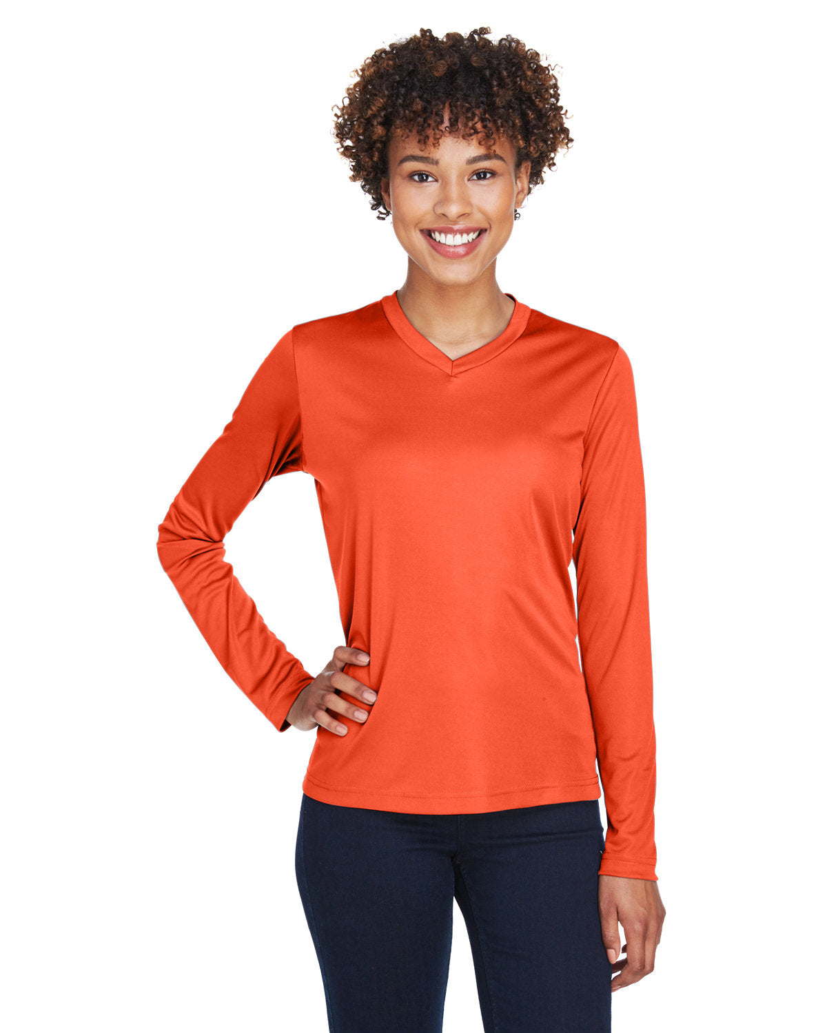 Team 365 Ladies' Zone Performance Long-Sleeve T-Shirt Team 365