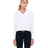 StarTee Ladies' 4.3 oz., CVC Cropped Hoodie T-Shirt StarTee