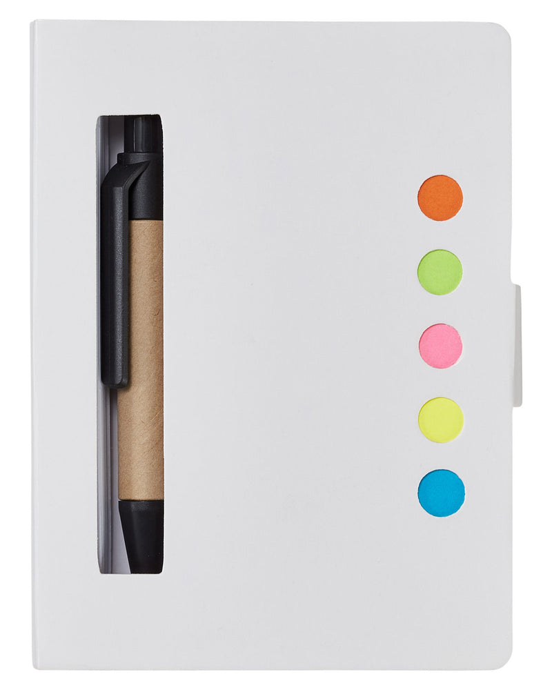 Prime Line Eco Stowaway Sticky Jotter With Pen