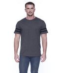 StarTee Men's CVC Stripe Varsity T-Shirt StarTee
