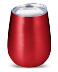 Prime Line 10oz Stemless Vacuum Wine Tumbler With Lid Prime Line