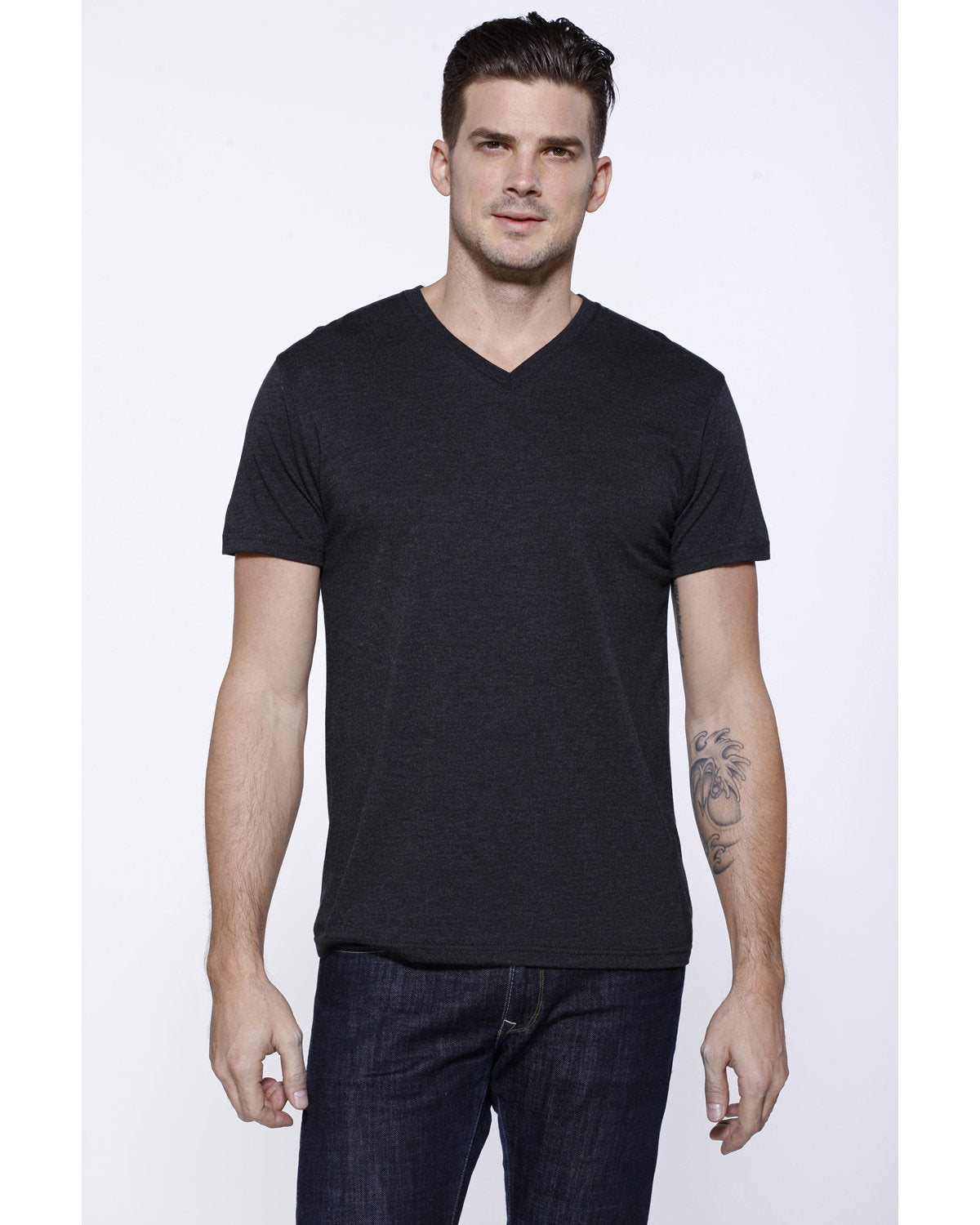 StarTee Men's Triblend V-Neck T-Shirt StarTee