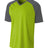 A4 Youth Polyester V-Neck Strike Jersey with Contrast Sleeves A4