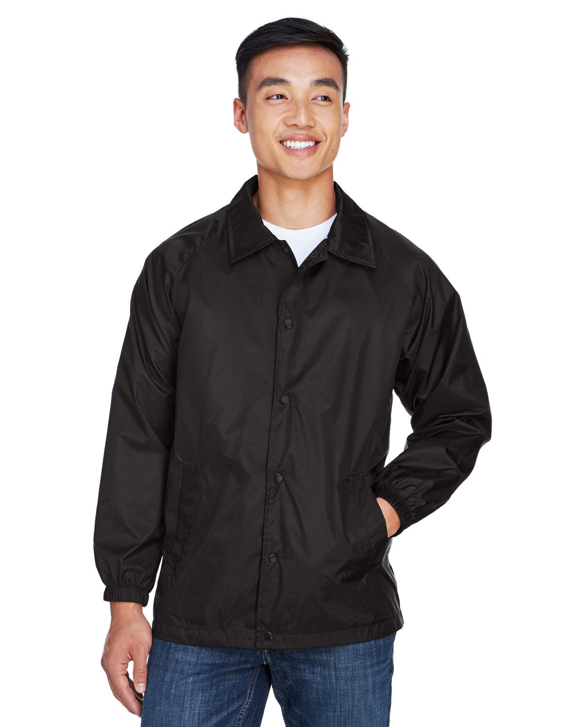 Harriton Adult Nylon Staff Jacket Harriton
