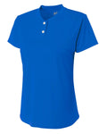 A4 Girl's Tek 2-Button Henley Shirt A4