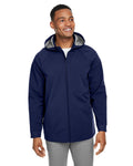 North End Men's City Hybrid Soft Shell Hooded Jacket North End