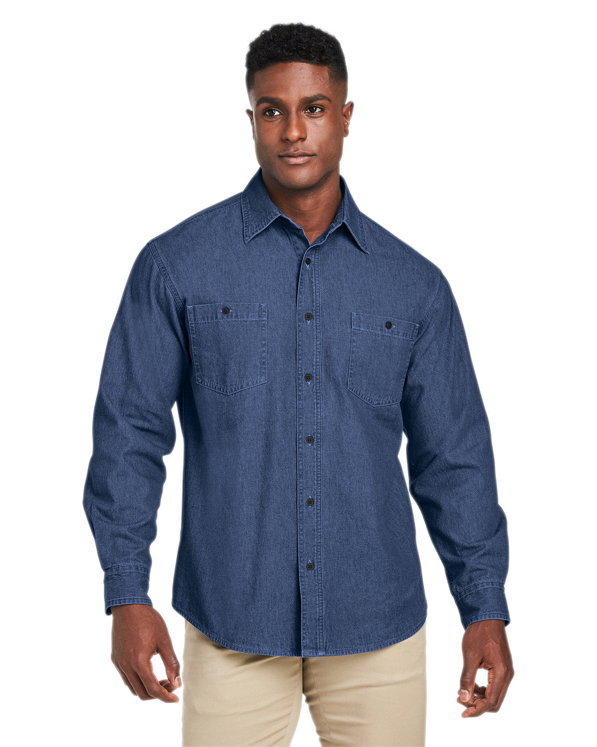 Harriton Men's Denim Shirt-Jacket Harriton