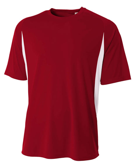 A4 Youth Cooling Performance Color Blocked T-Shirt A4
