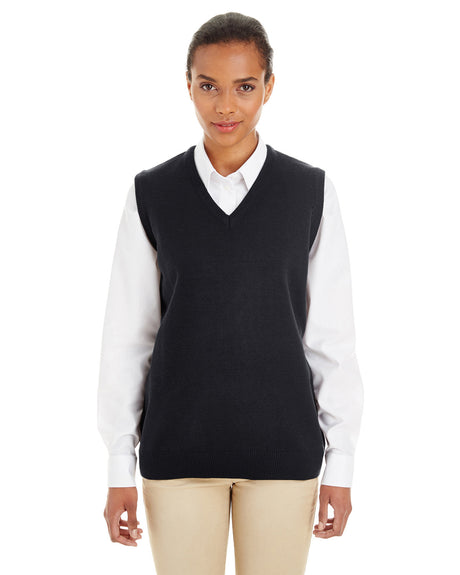 Harriton Ladies' Pilbloc™ V-Neck Sweater Vest Harriton