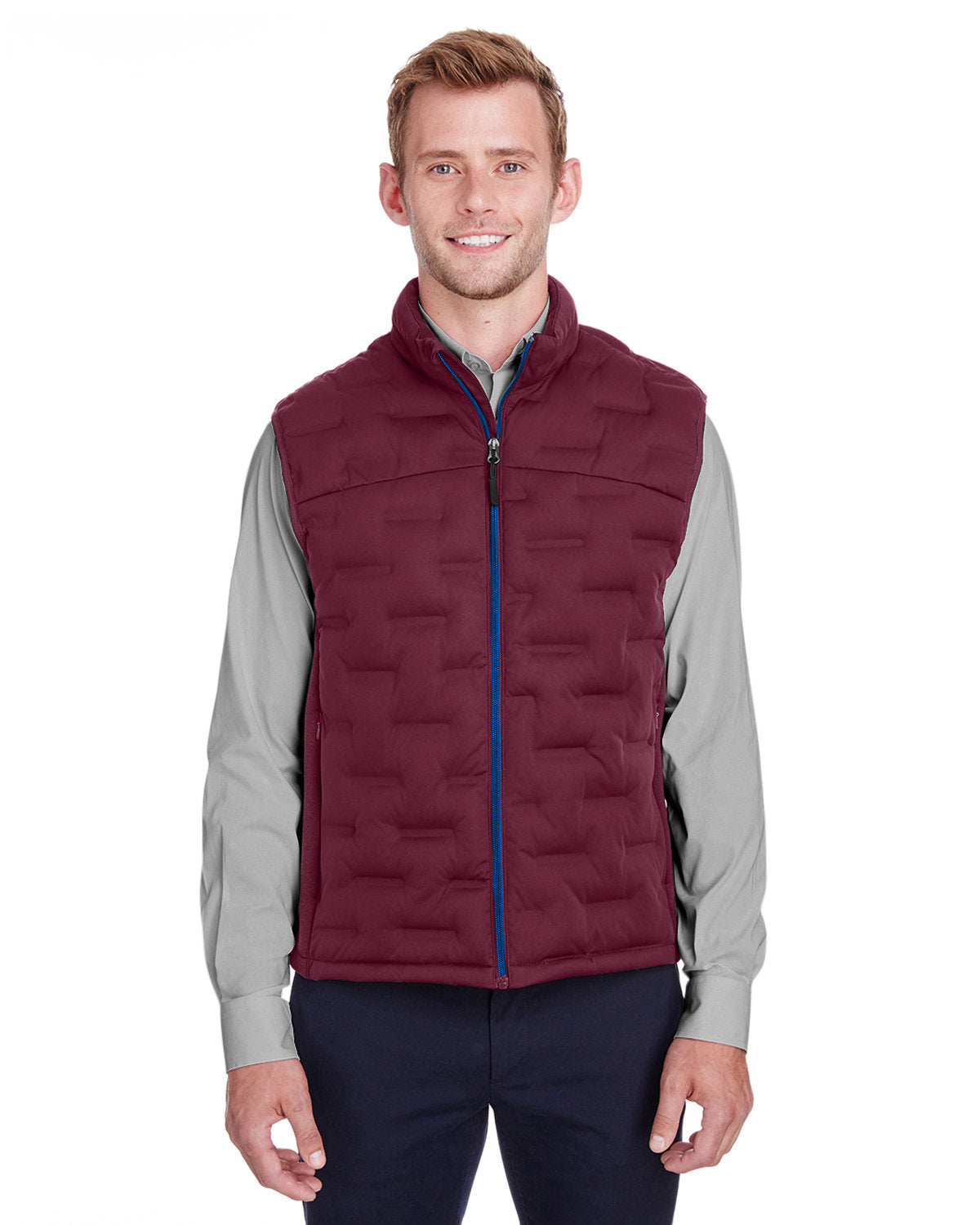 North End Men's Loft Pioneer Hybrid Vest North End