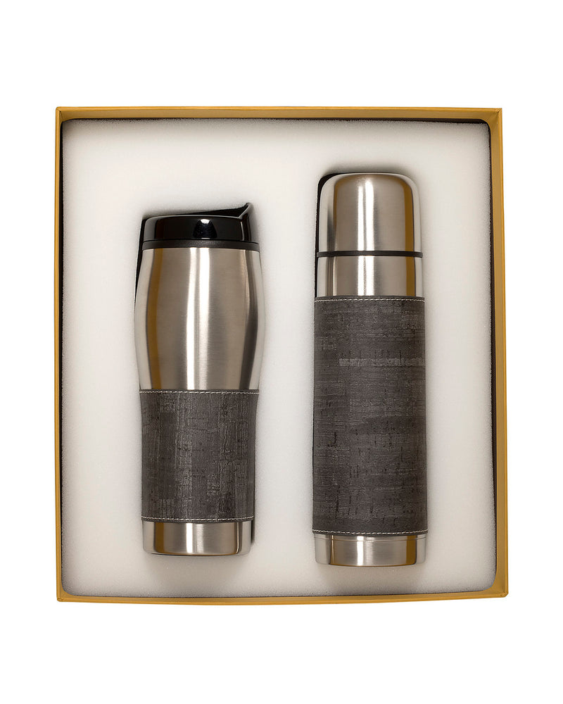 Leeman Casablanca Thermal Bottle And Tumbler Gift Set