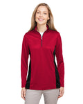 Harriton Ladies' Flash Snag Protection Plus IL Colorblock Quarter-Zip Harriton