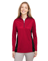 Harriton Ladies' Flash Snag Protection Plus IL Colorblock Quarter-Zip Harriton
