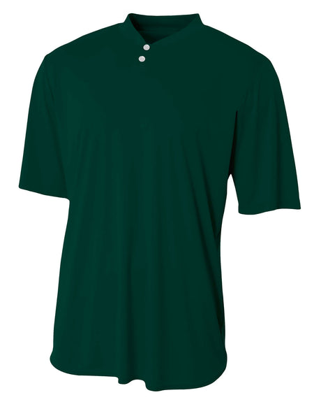 A4 Youth Tek 2-Button Henley Jersey A4