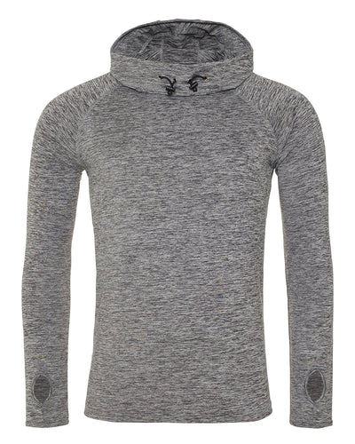 AWDis Men's Cool Cowl-Neck Long-Sleeve T-Shirt