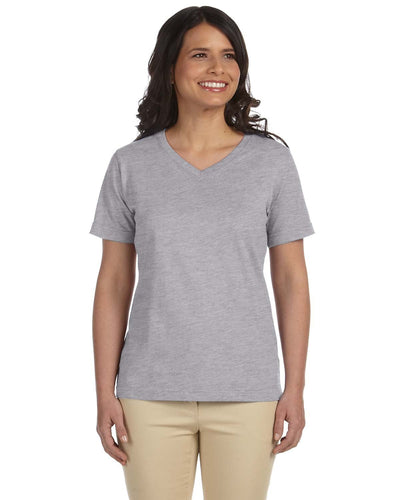 LAT Ladies' Premium Jersey V-Neck T-Shirt