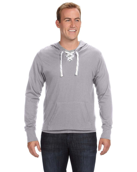 J America Adult Sport Lace Jersey Hood J. America