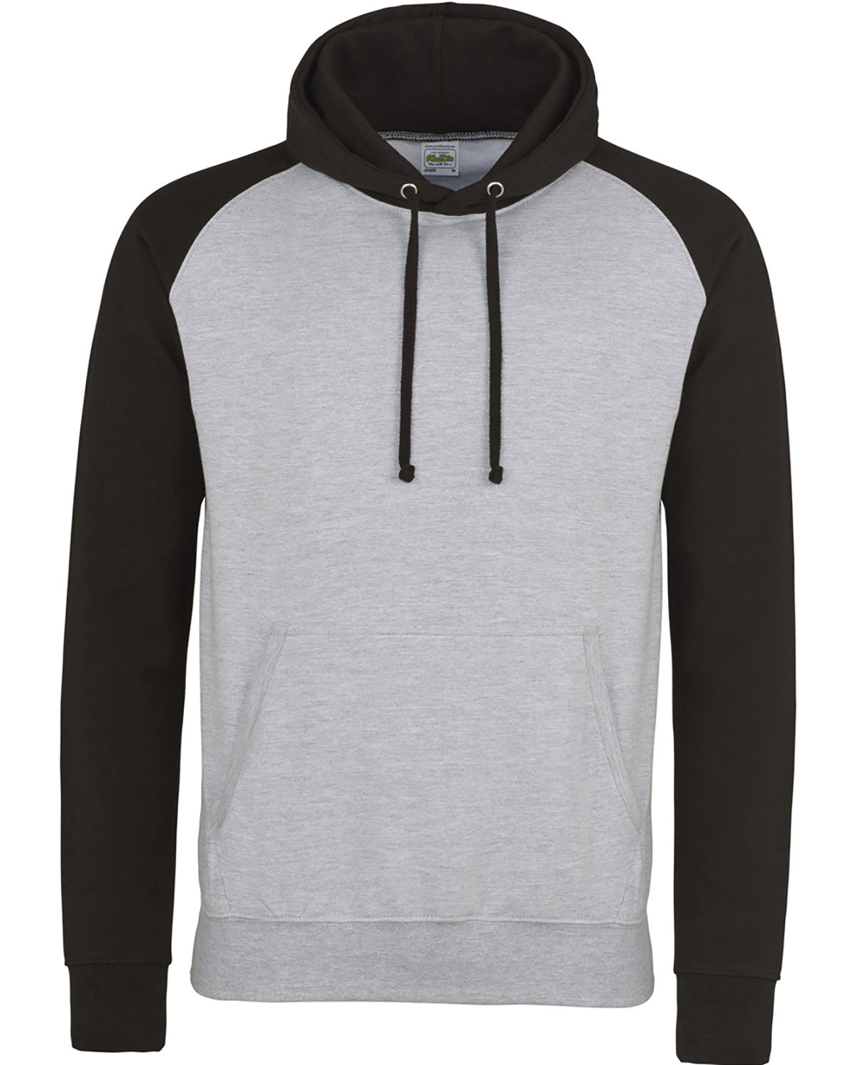 AWDis Adult 80/20 Midweight Contrast Baseball Hooded Sweatshirt AWDis