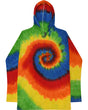 Tie-Dye Unisex Long Sleeve Hooded T-Shirt Tie-Dye