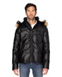 Threadfast Apparel Unisex Vegan Leather Puffer Jacket Threadfast Apparel