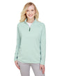 Devon & Jones CrownLux Performance™ Ladies' Clubhouse Micro-Stripe Quarter-Zip Devon & Jones