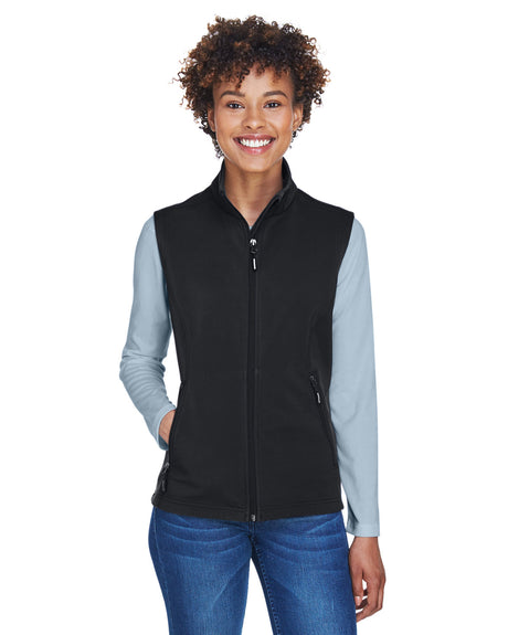 CORE365 Ladies' Cruise Two-Layer Fleece Bonded Soft Shell Vest CORE365