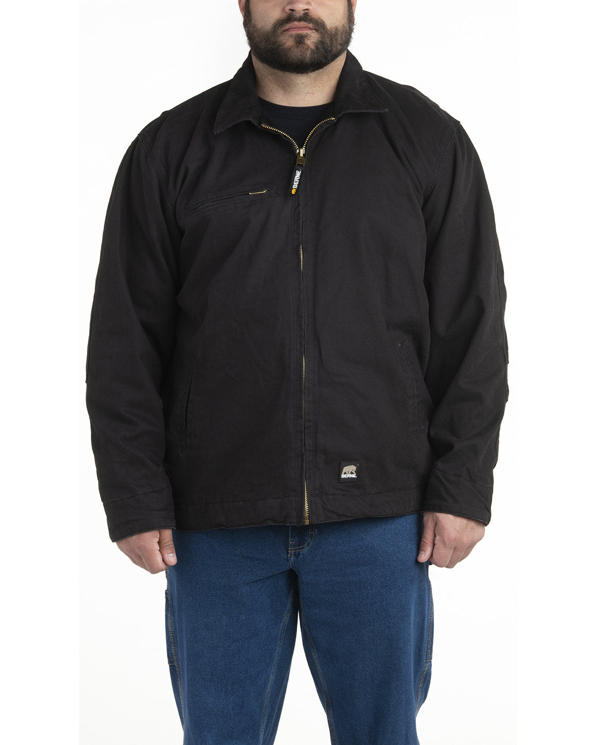 Berne Men's Highland Washed Gasoline Jacket Berne