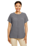 Devon & Jones Ladies' Perfect Fit™ Short-Sleeve Crepe Blouse Devon & Jones