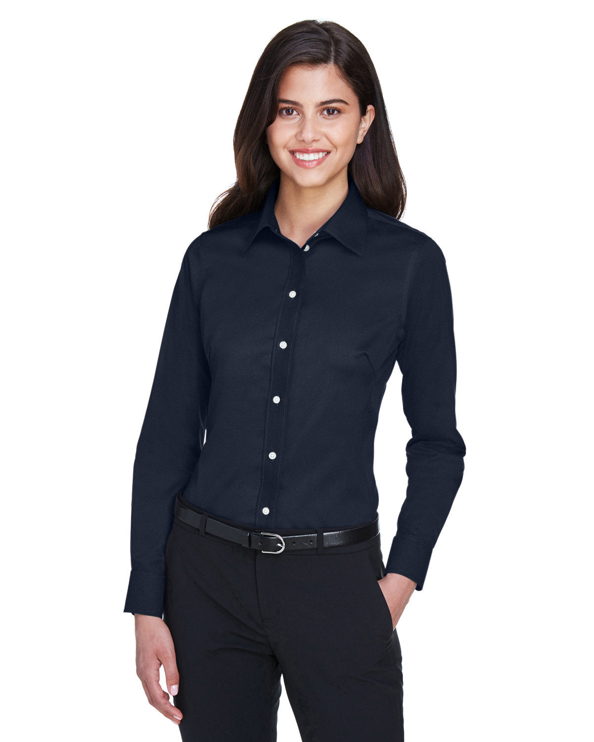 Devon & Jones Ladies' Crown Woven Collection™ Solid Stretch Twill Devon & Jones