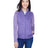 Devon & Jones Ladies' Newbury Colorblock Mélange Fleece Full-Zip Devon & Jones