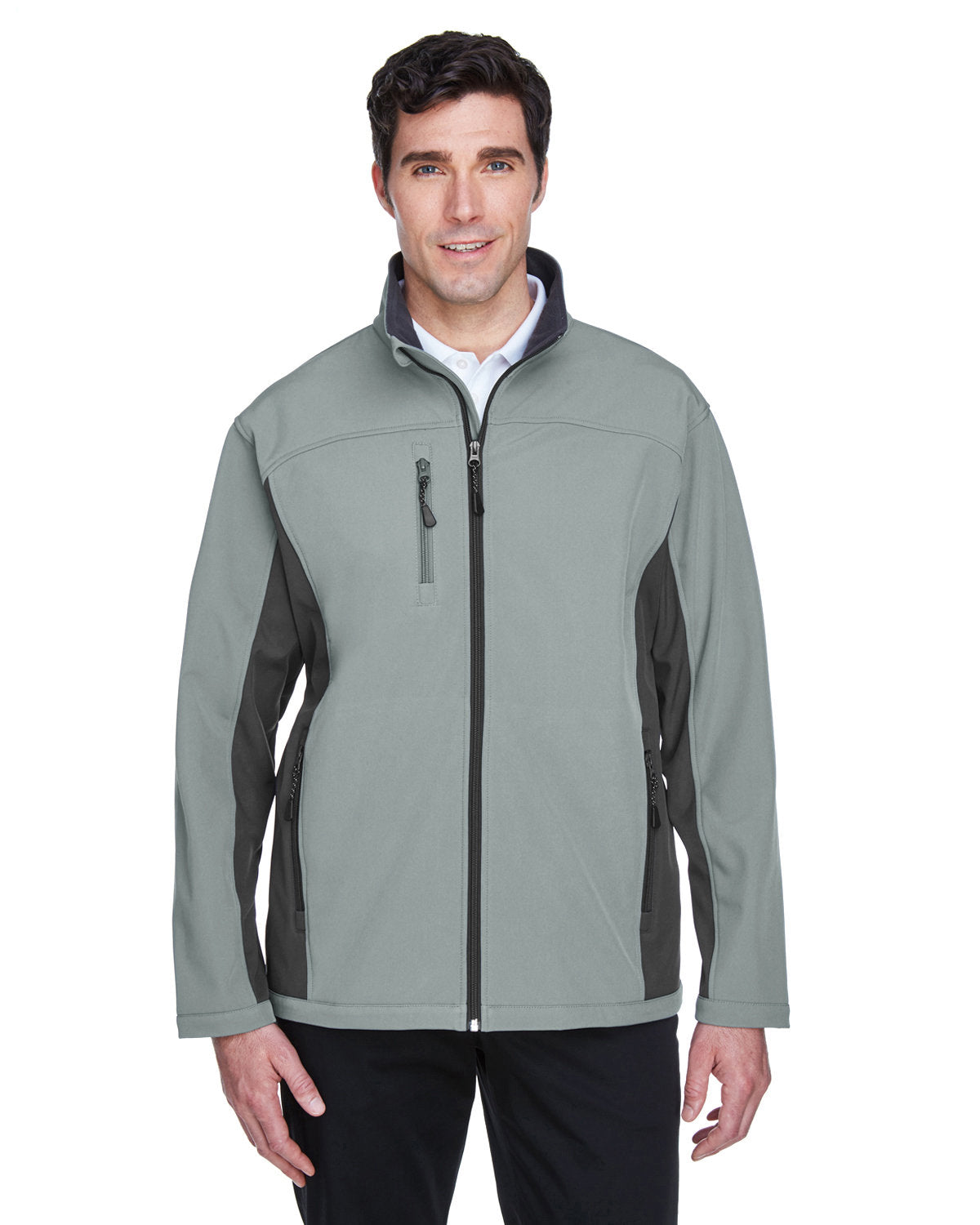 Devon & Jones Men's Soft Shell Colorblock Jacket Devon & Jones